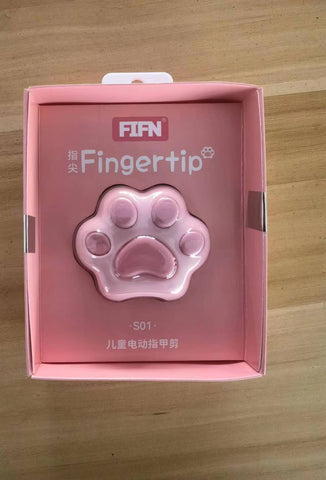 FIFN Baby Electric Nail Trimmer Set -  Gift for Baby and Mom, Safe and Effective, Whisper-Quiet with LED Front Light and Multiple Settings - Model S01 - FIFN