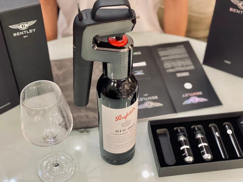 FIFN Wine Tasting Kit with Wine Aerator, Standard Needle, User Guide, Argon Gas Canisters (Set of 3), Needle Cleaning Solution, and Portable Bag - FIFN